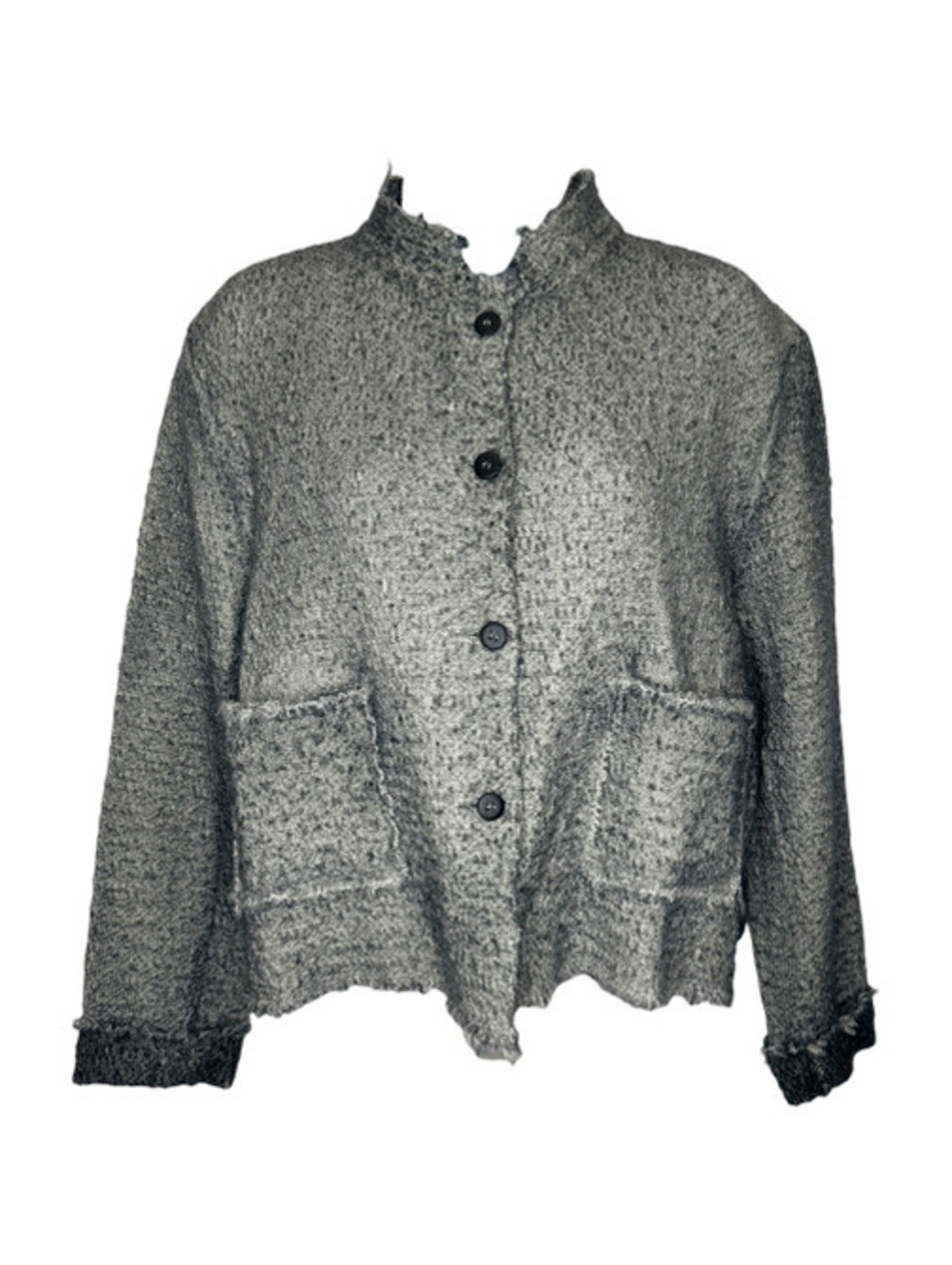 Avant Toi Wool-Blend Distressed Jacket